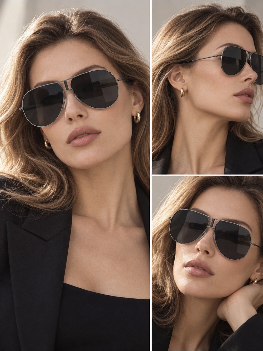 NWT Tom Ford TF1281 Rickie Aviator Sunglasses Dark Gunmetal 🕶️